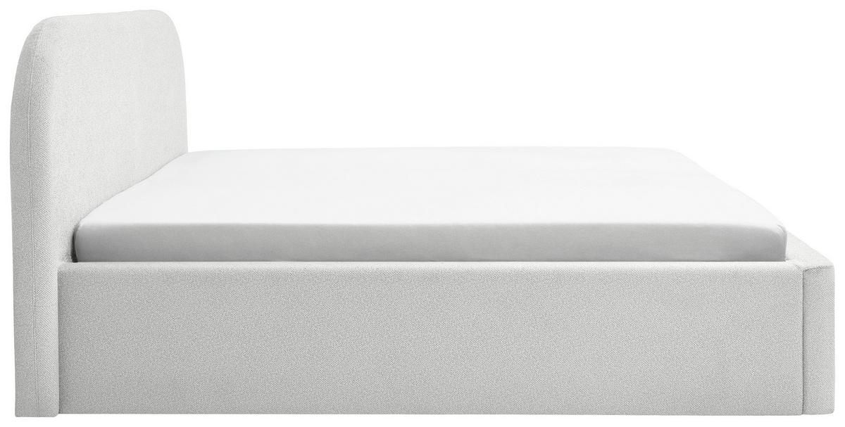 Oblazinjena Postelja - črna/krem barve, Design, tekstil (180/200cm) - Mömax