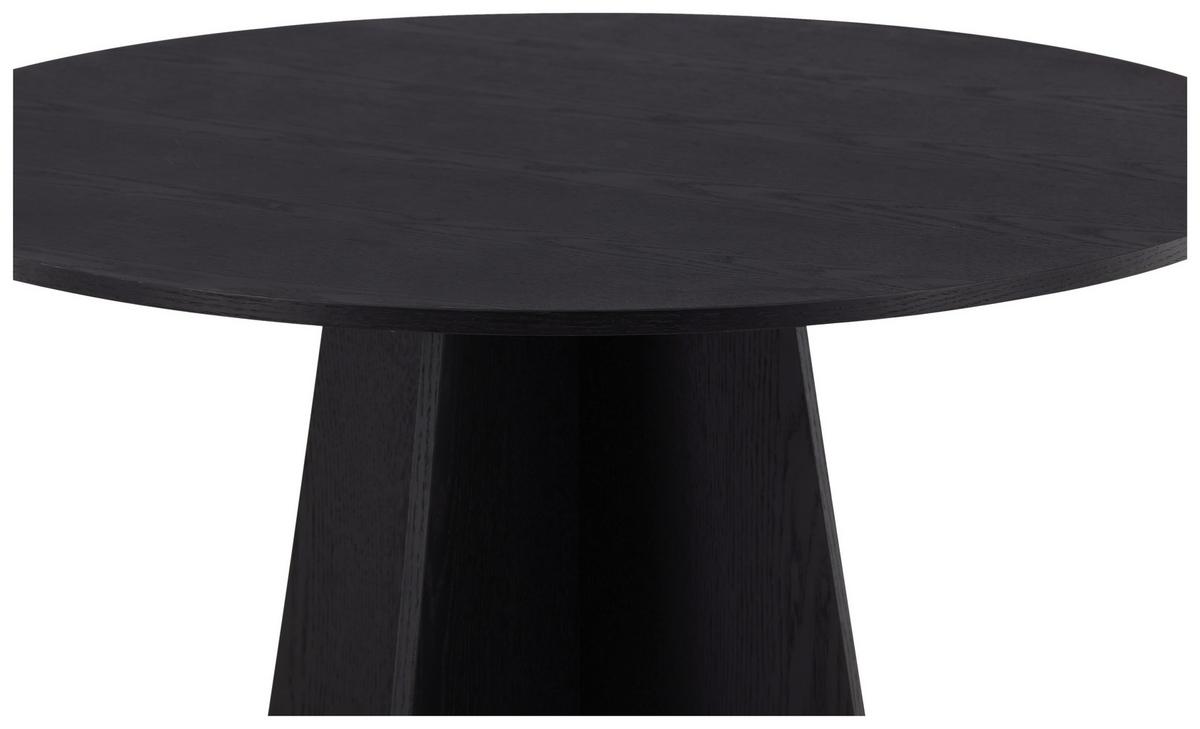 ESSTISCH BOOTCUT - Schwarz, Design, Holz (110/110/75cm) - Livetastic