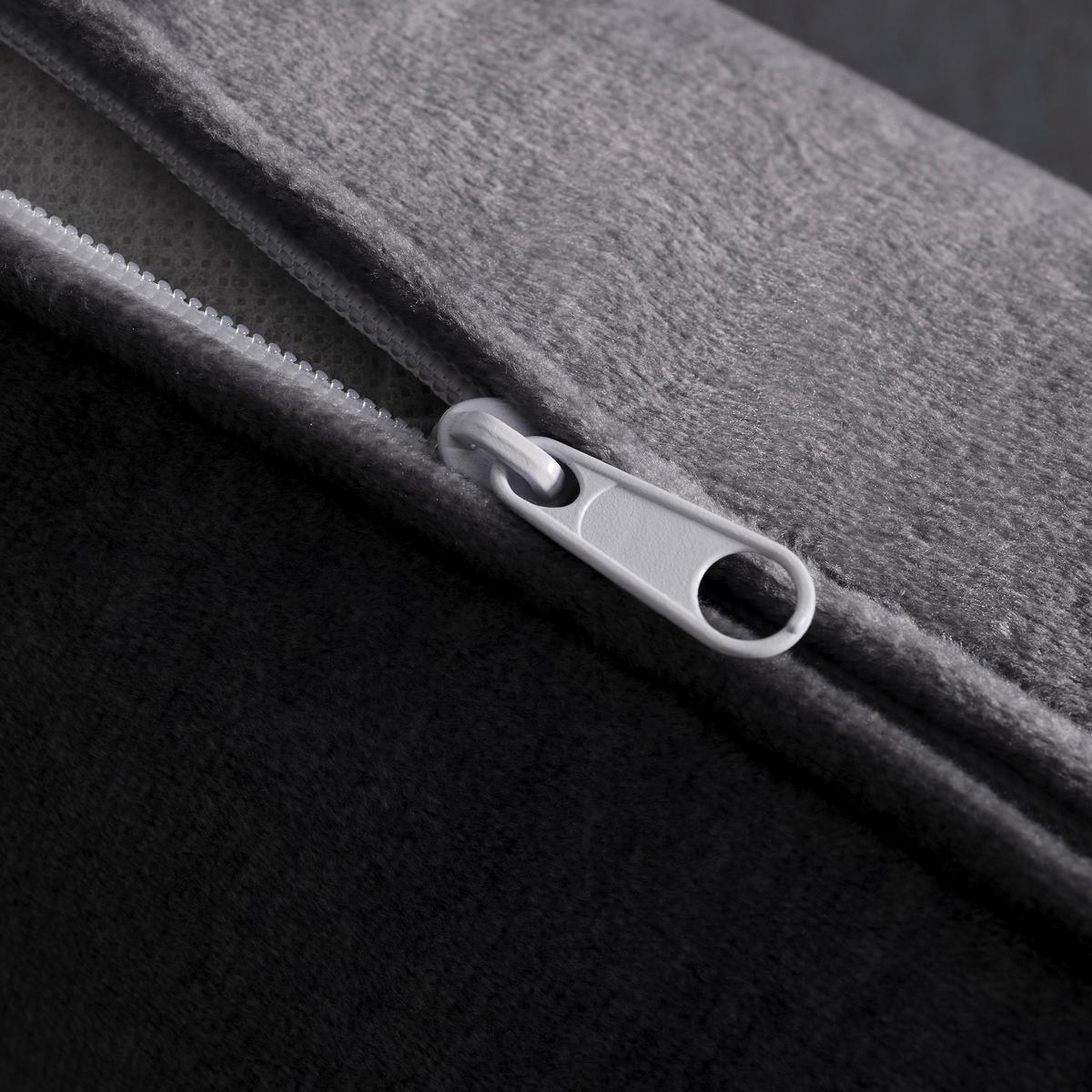 Coltar AVA - gri închis, Modern, lemn/textil (251/62/154cm) - Bessagi Home