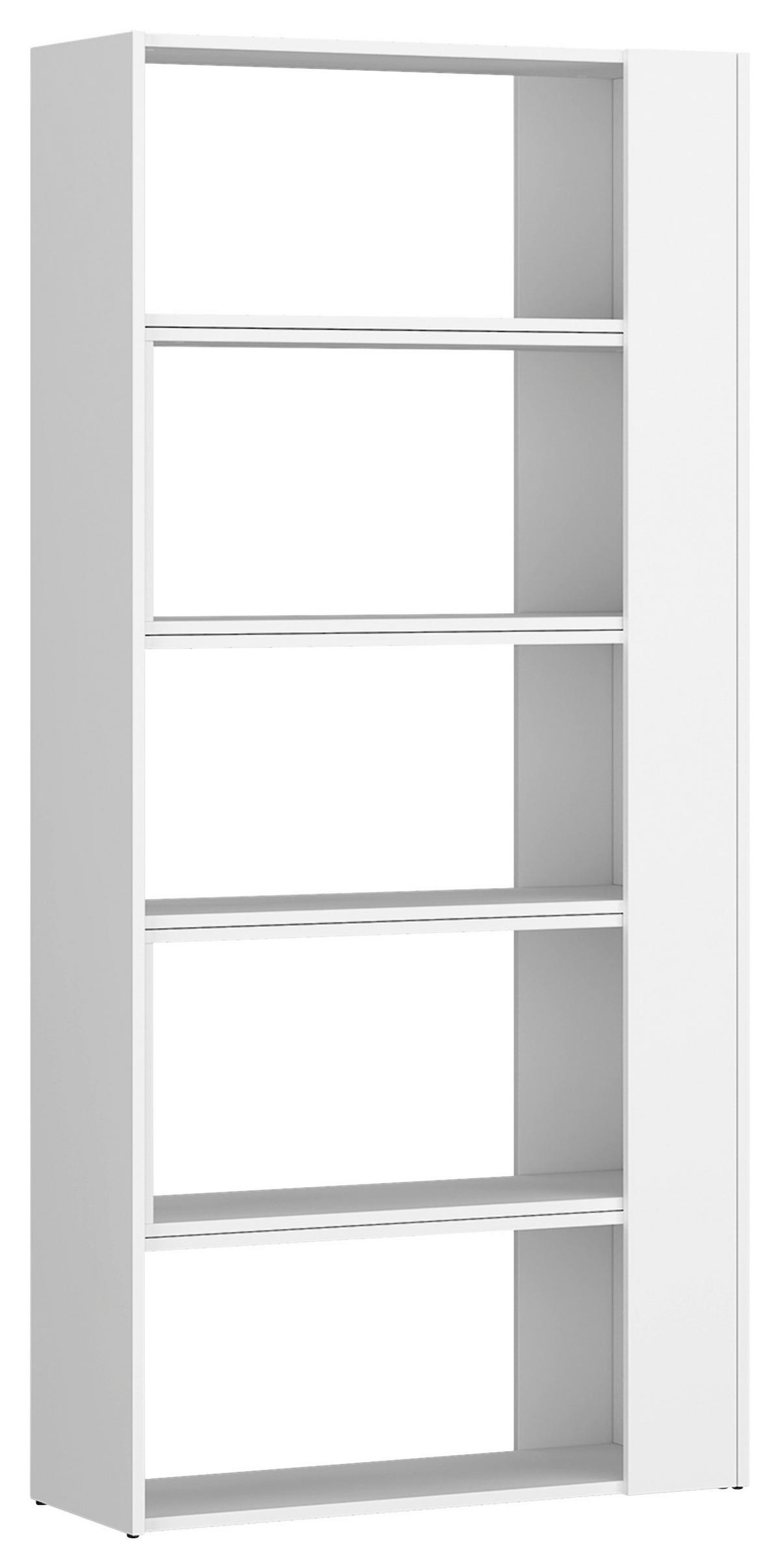 Etajeră MOTUS - alb, Modern, material pe bază de lemn (82-146/180/35cm) - Modern Living