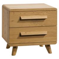 SZAFKA NOCNA ACCESSOIRES - kolor dębowy, Design, drewno (48/49/43cm) - Hasena