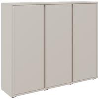 SZAFKA NA BUTY LIV - antracytowy/kaszmir, Konventionell, materiał drewnopochodny/tworzywo sztuczne (145/120/34cm) - Xora