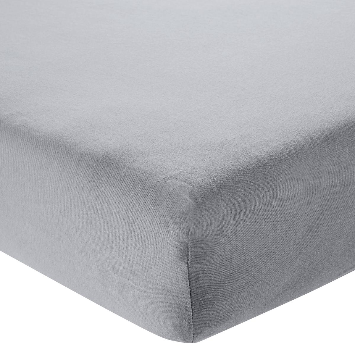 Cearșaf cu elastic Alma, cca. 140x200cm - antracit, Konventionell, textil (140/200cm) - Mömax