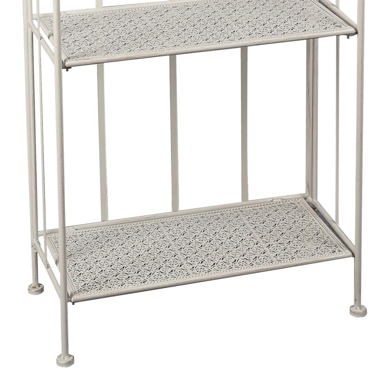 Regal Nadim 1, Bela - bela, Moderno, kovina (59/116/30cm)