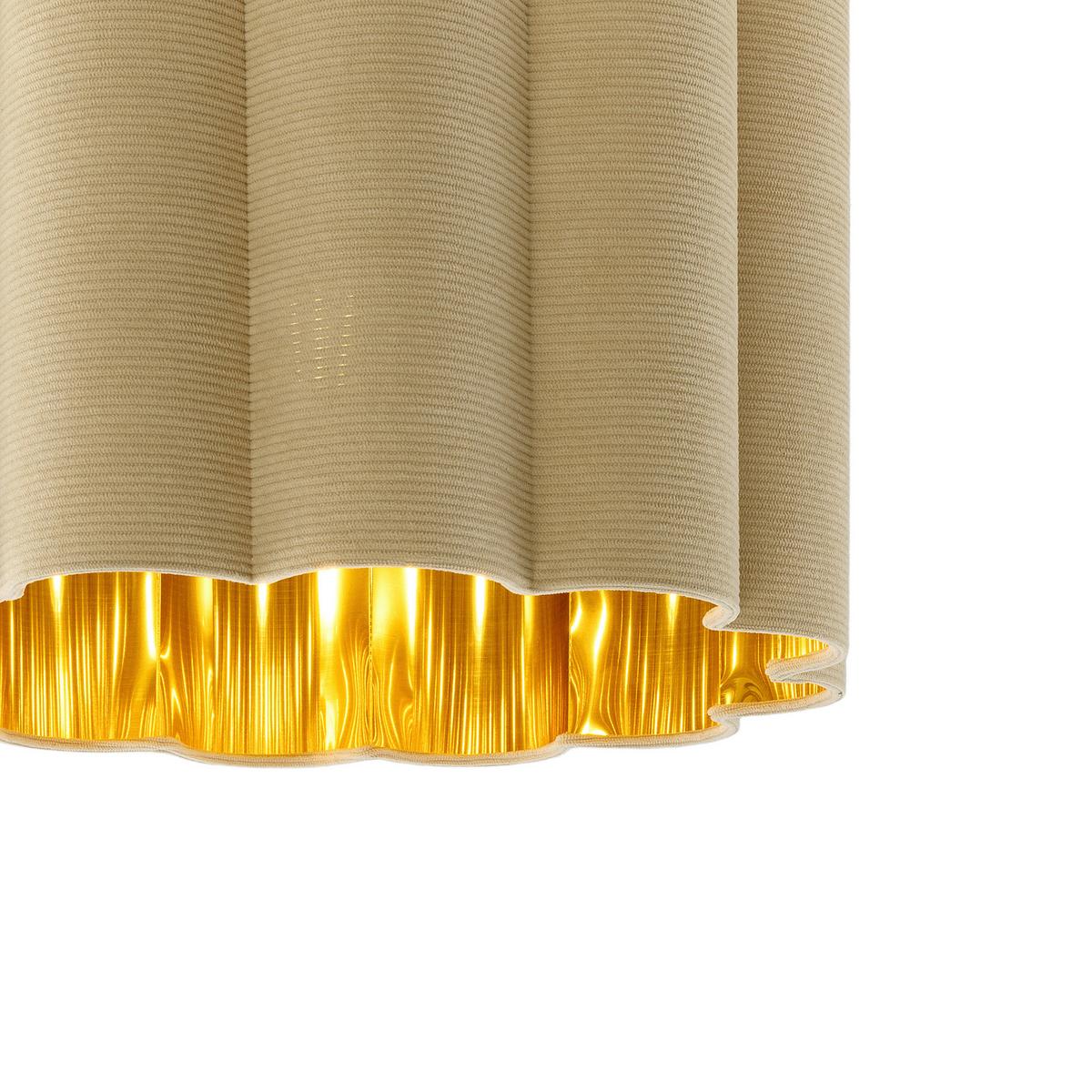 LAMPA SUFITOWA LUNA - beżowy/czarny, Trend, tworzywo sztuczne/metal (40/32cm) - Novel