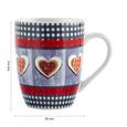 Kaffeebecher aus Keramik 2-teilig ''Heidi'' - Multicolor, Keramik (8,5/10,4cm) - Bessagi Home Kaffeebecher aus Keramik 2-teilig ''Heidi'' - Multicolor, Keramik (8,5/10,4cm) - Bessagi Home