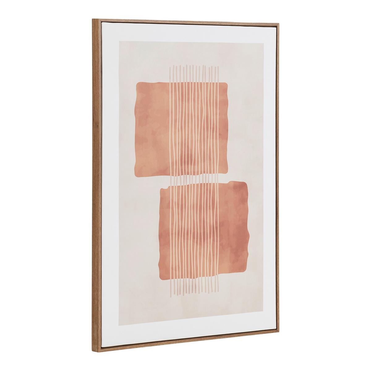 Leinwandbild Mina Canvas Print Beige ca. 50x70cm - Beige/Naturfarben, Basics, Holzwerkstoff/Textil (50/70/2,5cm)