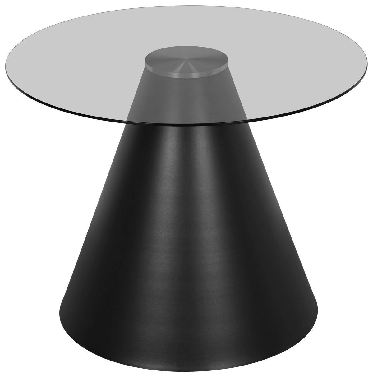 Dione Stolić - tamno siva, Moderno, staklo/metal (60/46,5cm) - Modern Living