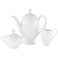 Kavni Servis Valencia, 3-Delni - bela, Design, keramika - Creatable