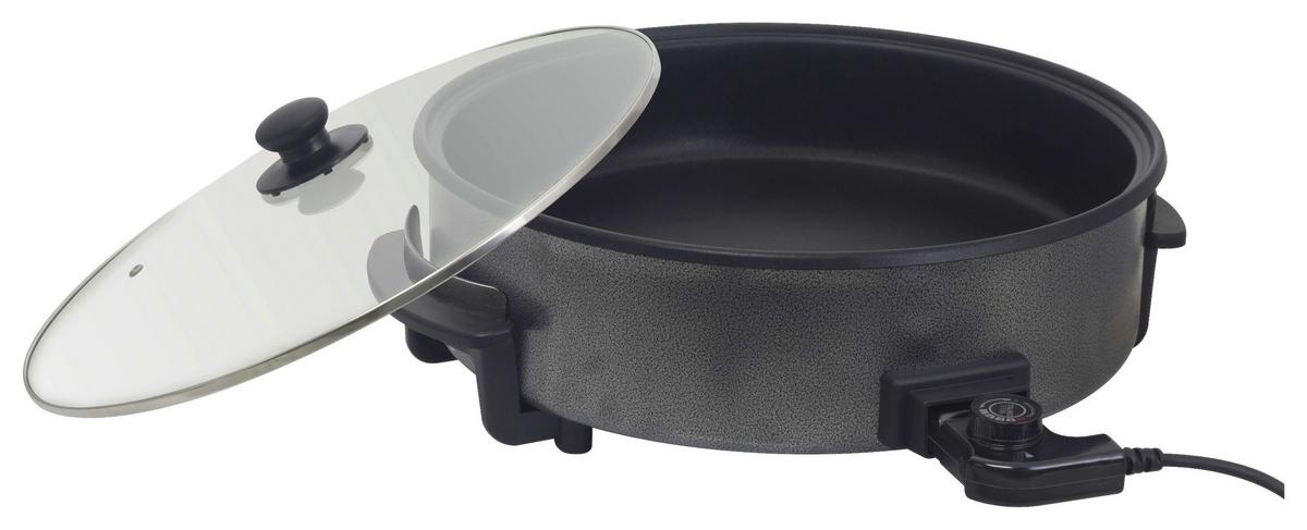Elektrische Pfanne Annika max. 1500 Watt - Schwarz, Metall (42/9cm) - Insido