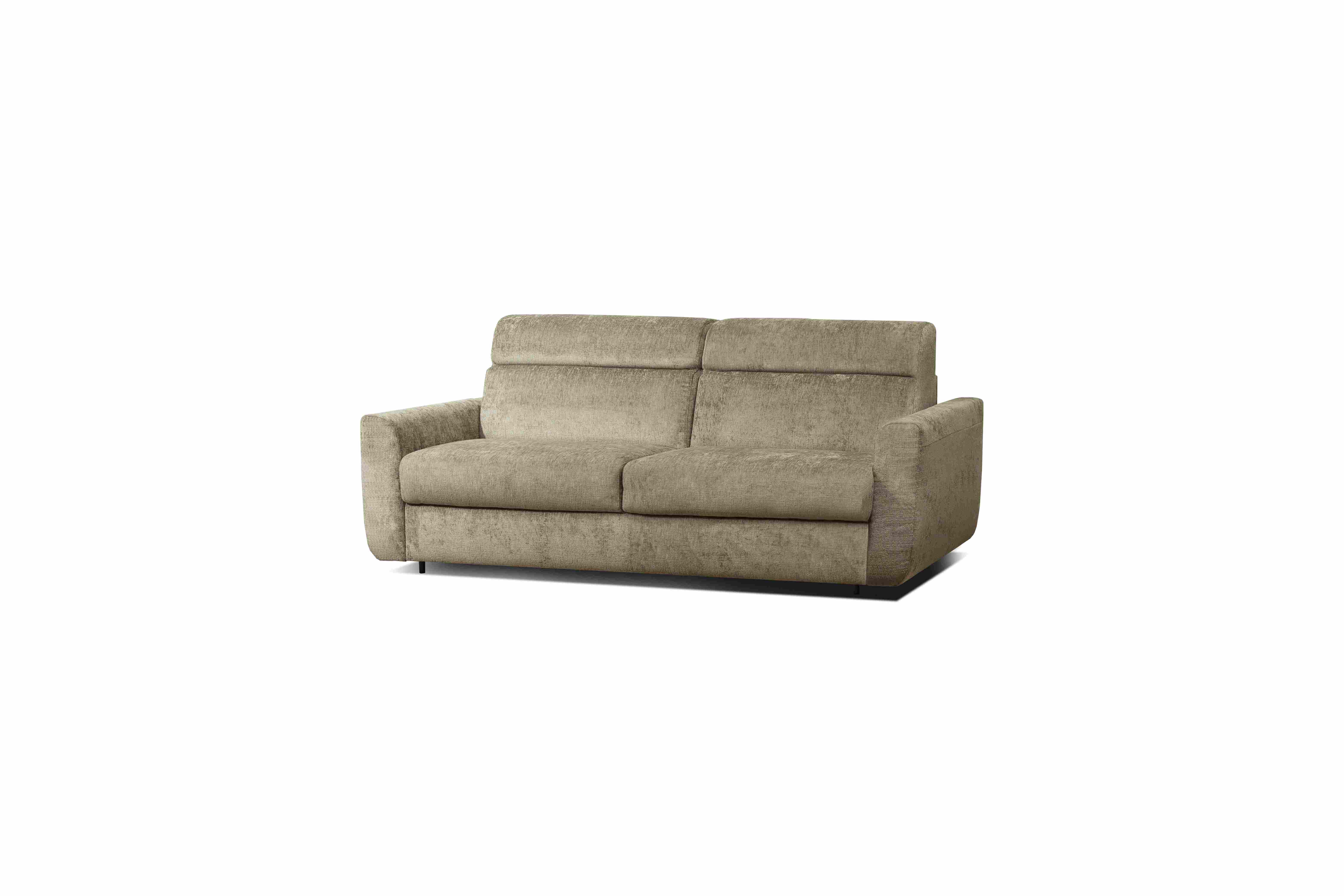 Kanapéágy Sorrento Standard - zöld, Konventionell, faalapú anyag/textil (210/89/97cm)