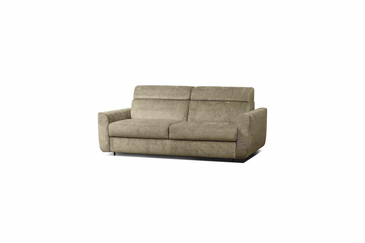 Kanapéágy Sorrento Standard - zöld, Konventionell, faalapú anyag/textil (210/89/97cm)