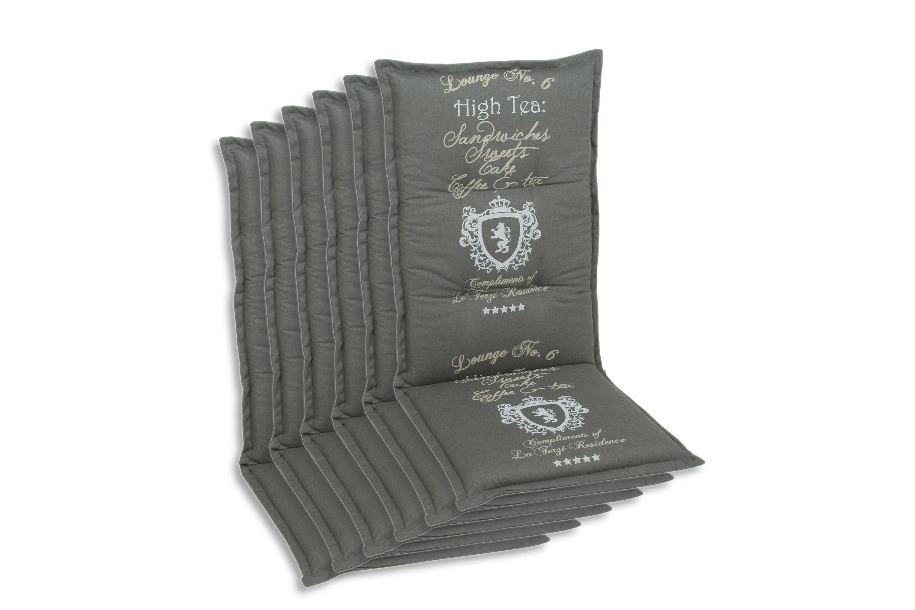 ZESTAW PODUSZEK NA FOTELE 2945 - szary, Basics, tkanina (50/7/120cm) - Mömax