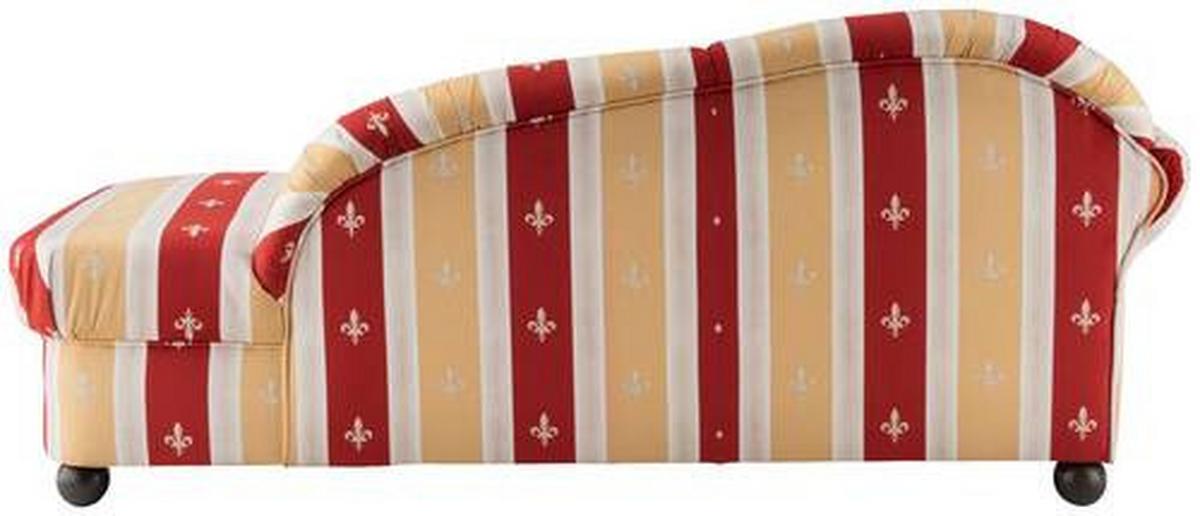Ottomane Torello Rot Mikrofaser - Wengefarben/Rot, KONVENTIONELL, Holz/Textil (86/84/190cm) - Livetastic