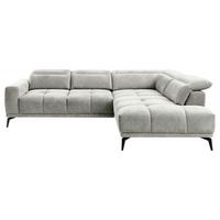 Kutna Garnitura Elch - zelena/svijetlo siva, Moderno, tekstil/metal (281/81-96/214cm) - Premium Living