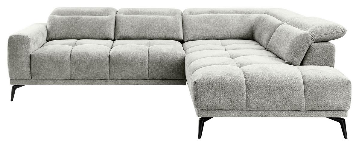 Kutna Garnitura Elch - zelena/svijetlo siva, Moderno, tekstil/metal (281/81-96/214cm) - Premium Living