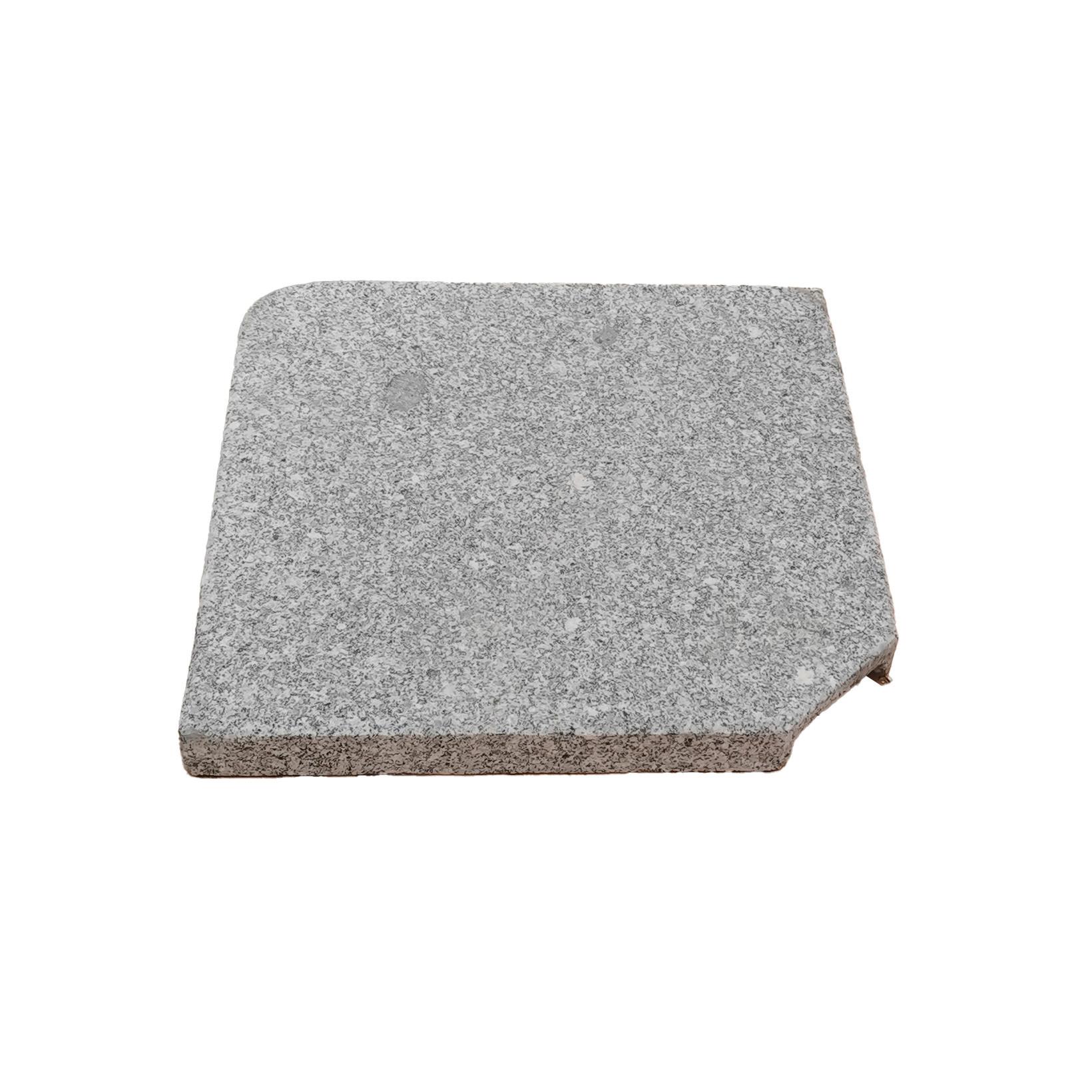 Bodenplatte Ennio Granit - Grau, Basics, Stein (47,5/4,1/47,5cm) - Siena Garden
