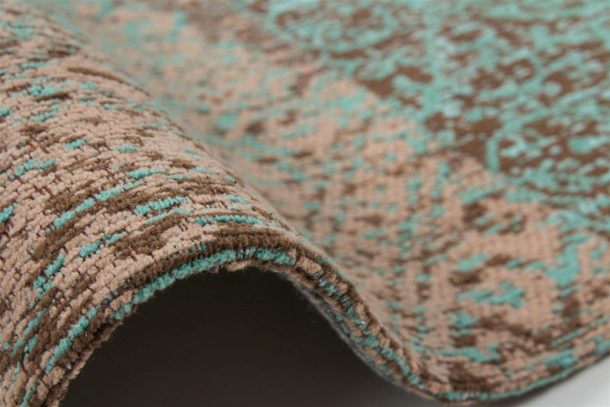 FLACHWEBETEPPICH SYMPHONY 160 TÜRKIS - Türkis, Konventionell, Textil (200/290cm) - Kayoom