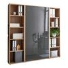 Aktenschrank Office Edition Sw Set 3 hoch Eiche/Anthrazit - Anthrazit Hochglanz/Sonoma Eiche, MODERN, Holzwerkstoff (173/186/33cm) - MID.YOU