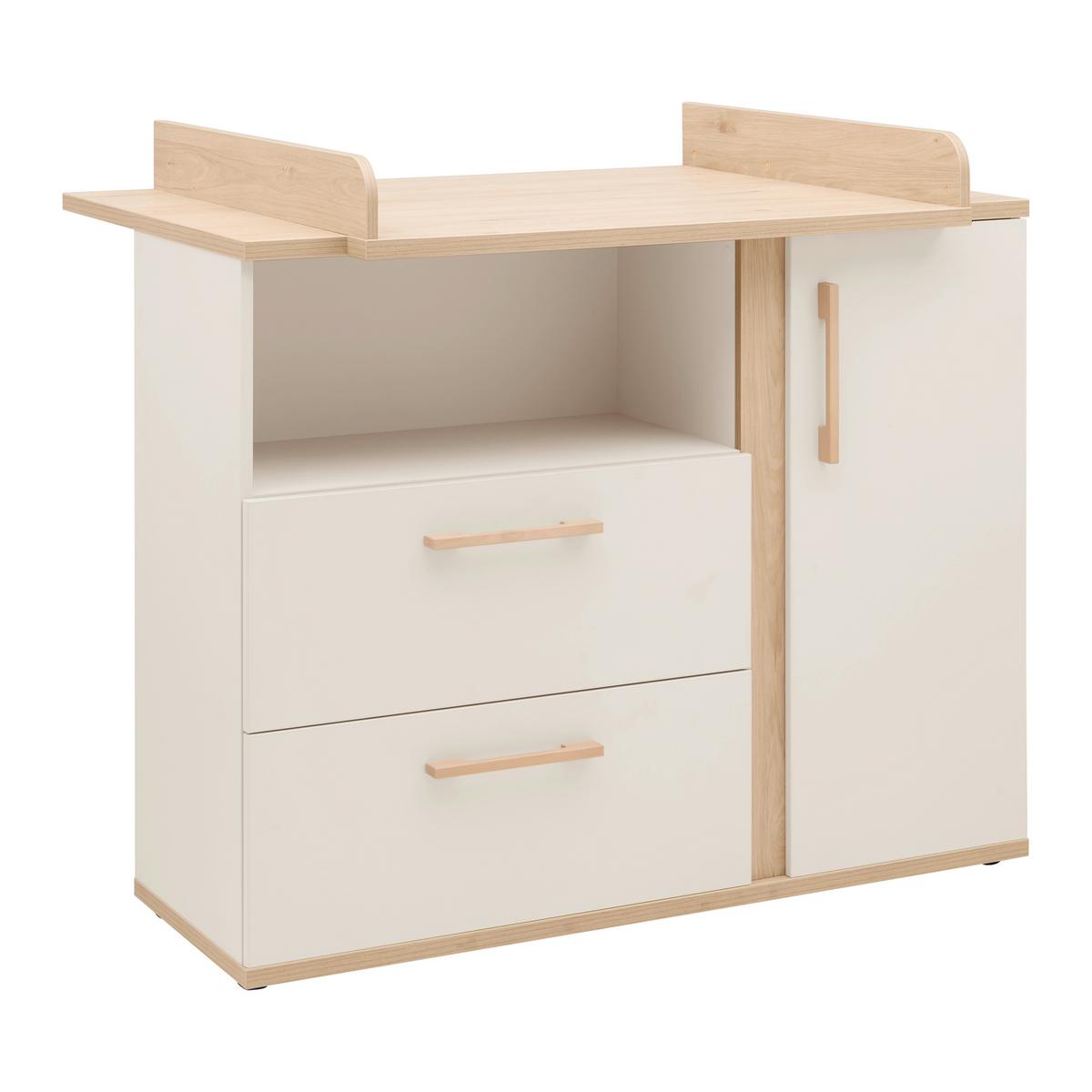 Wickelkommode Dolce Bambino Kaschmirfarben - Kaschmir, KONVENTIONELL, Holz/Holzwerkstoff (117/104/41-78cm) - Roba