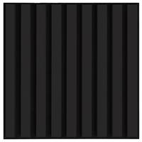 PANEL AKUSTYCZNY DP40 - czarny, Design, materiał drewnopochodny/tkanina (40/40/1,8cm) - Xora