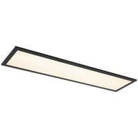 LED-Deckenleuchte Juo Schwarz/Weiß max. 18 Watt - Schwarz/Weiß, MODERN, Kunststoff/Metall (80/20/6,5cm) - Mömax