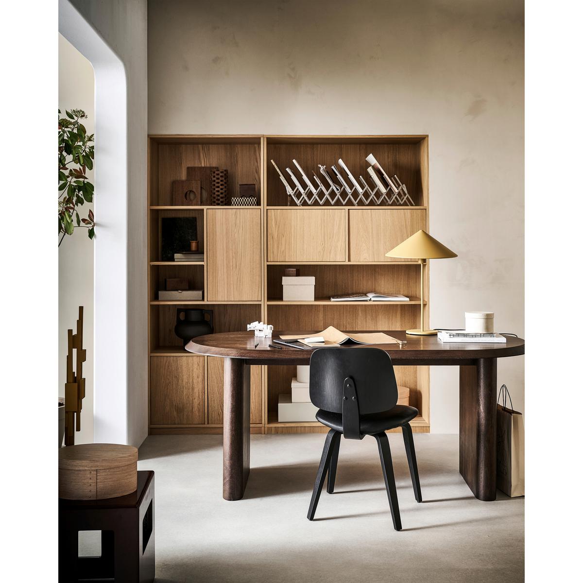 Esstisch Ellips Walnussfarben L: 180cm - Walnussfarben, MODERN, Holz (180/90/75cm) - Livetastic