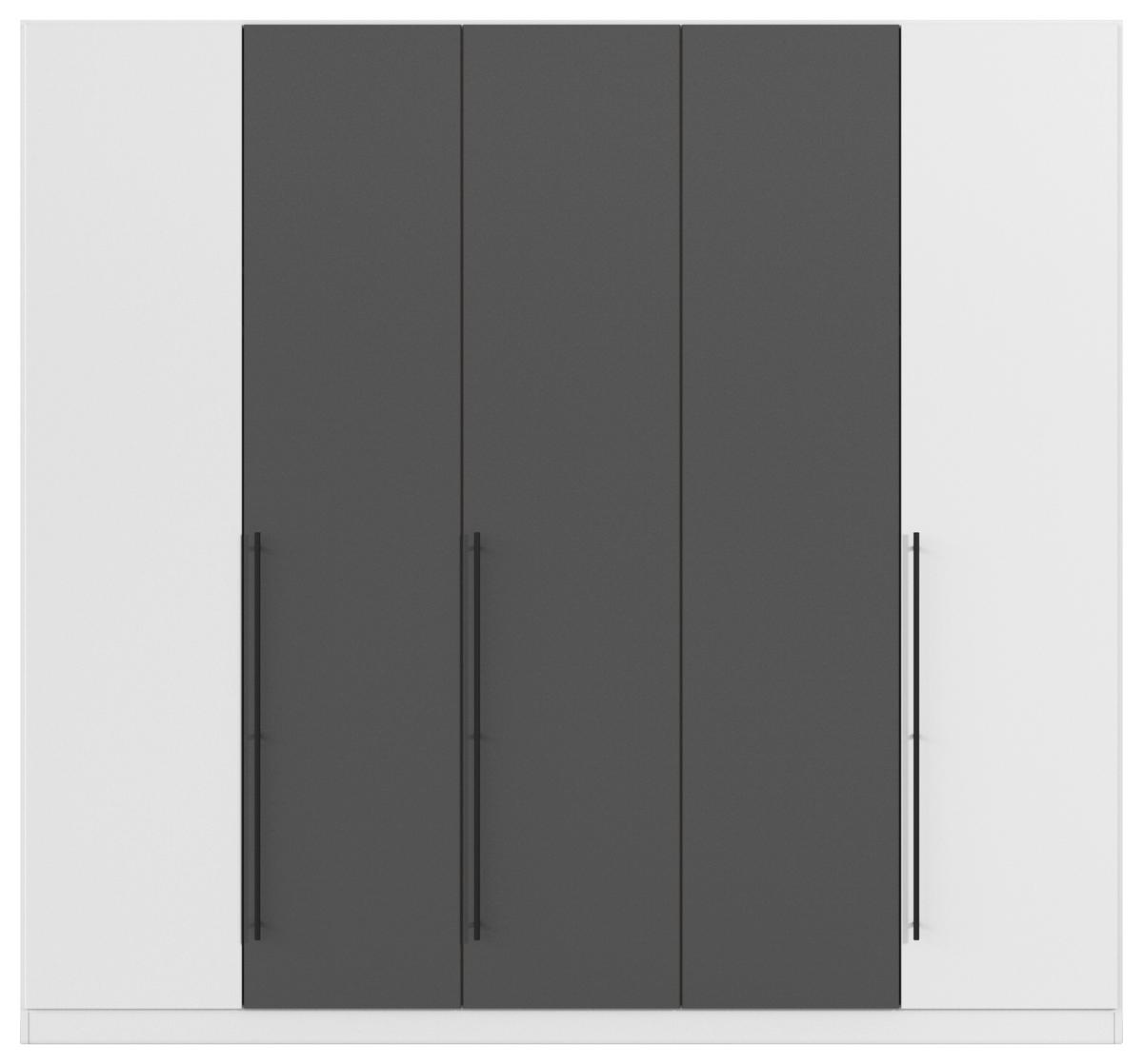 Ormar S Klasičnim Vratima Safari - bijela/siva, Konvencionalno, drvni materijal/metal (226/229/54cm) - Modern Living