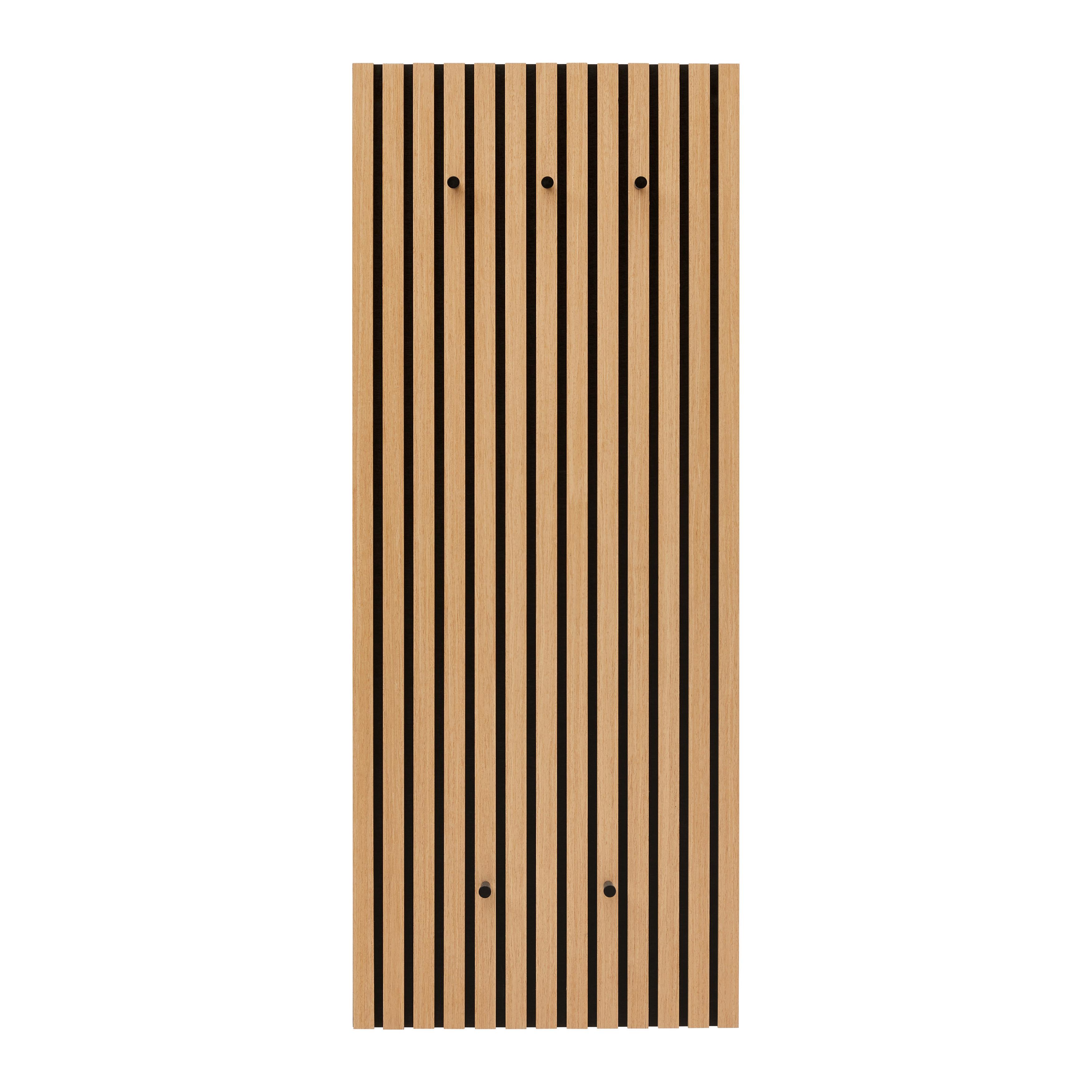 HALLPANEL GRACE -SB- - ekfärgad, Modern, metall/trämaterial (50/125/7,5cm) - Mömax