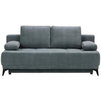 Schlafsofa in Hellblau - Blau/Schwarz, MODERN, Textil (195/77/100cm) - Mömax