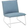 Lounge Naslanjač Roxy - modra, Moderno, kovina/tekstil (65/84/82cm) - Mömax modern living