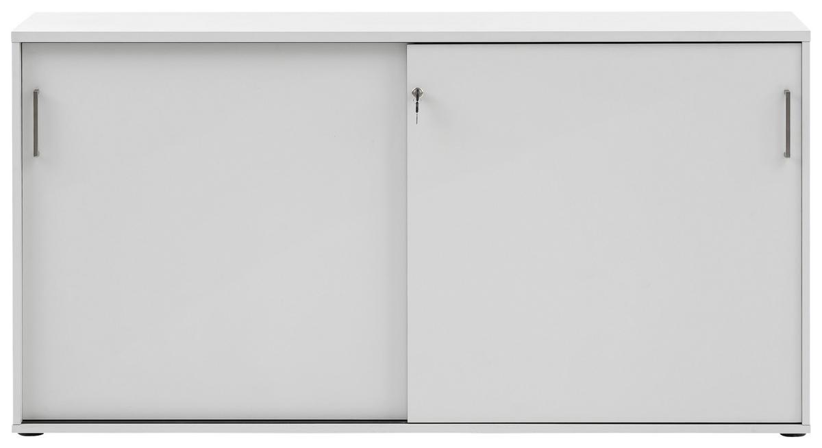 Aktenschrank "Serie 1500" , hellgrau - Hellgrau, KONVENTIONELL, Holzwerkstoff (160/84,2/41cm) - MID.YOU