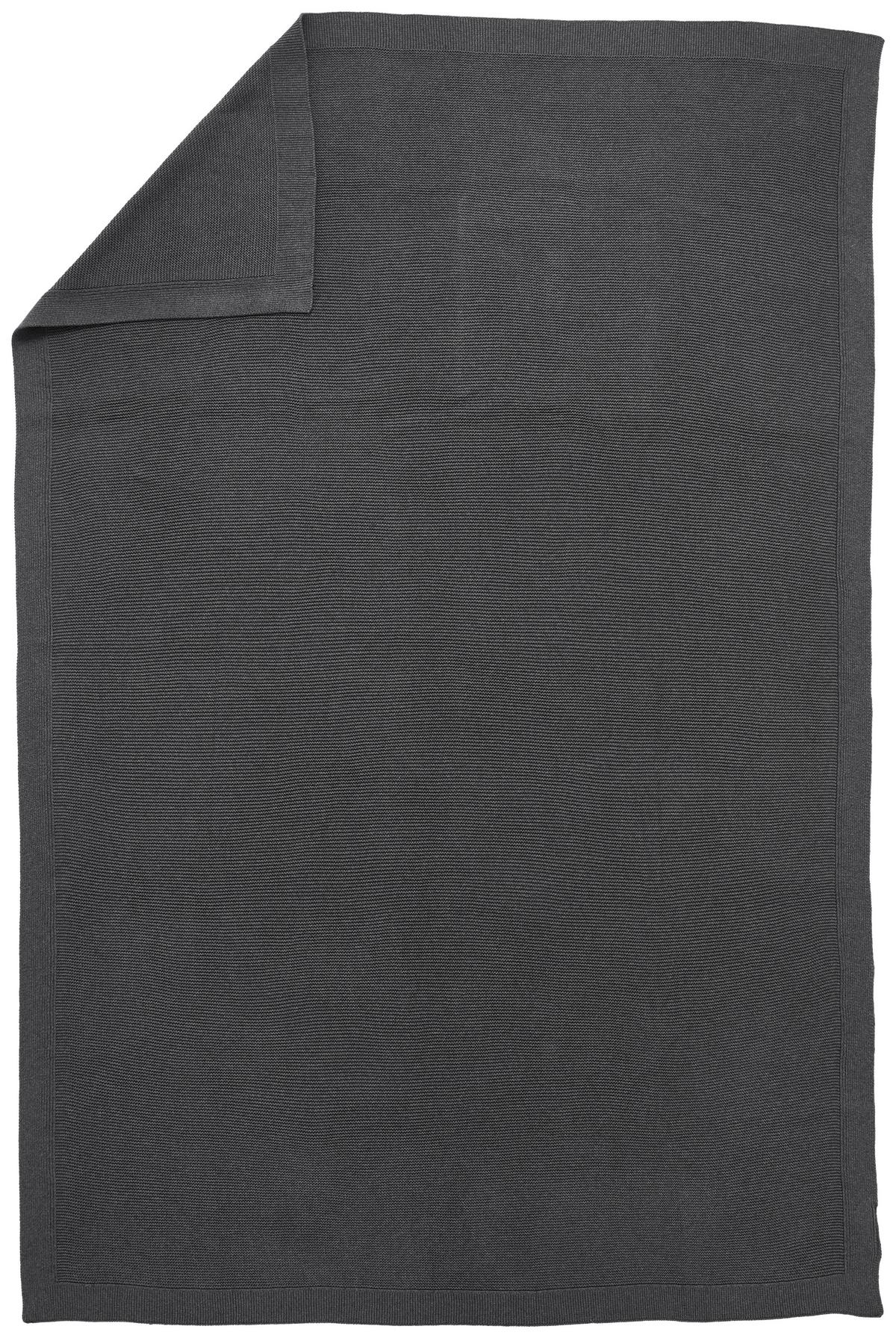 KOC DOMOWY BEJA - ciemnoszary, Basics, tkanina (150/200cm) - Dieter Knoll