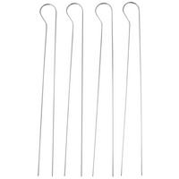 Grillspiesse Oil Green, 4 Stück - Silberfarben, Metall (3/33/0,2cm)