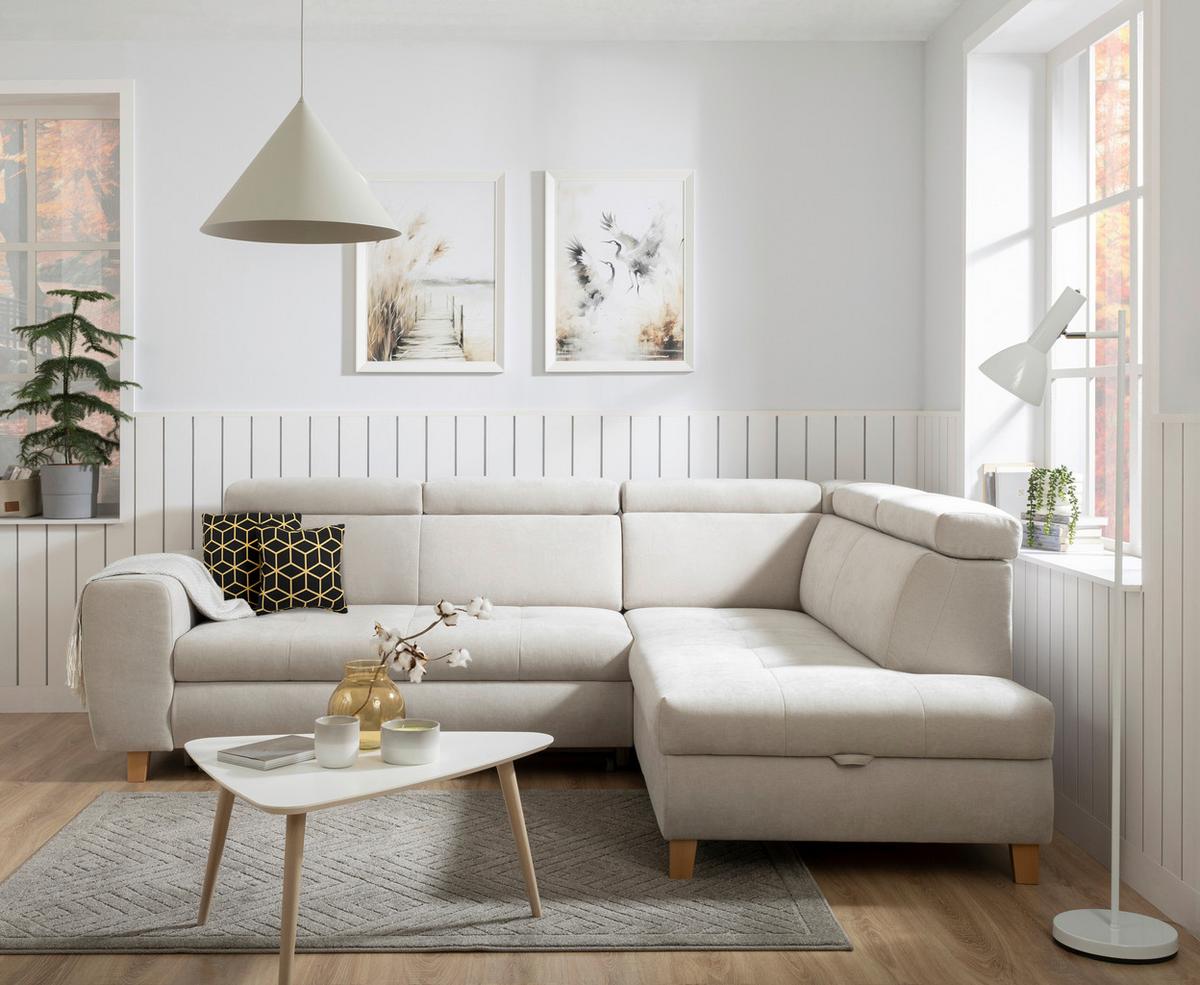 Coltar LUGO - gri deschis, Modern (266/98/205cm) - Modern Living