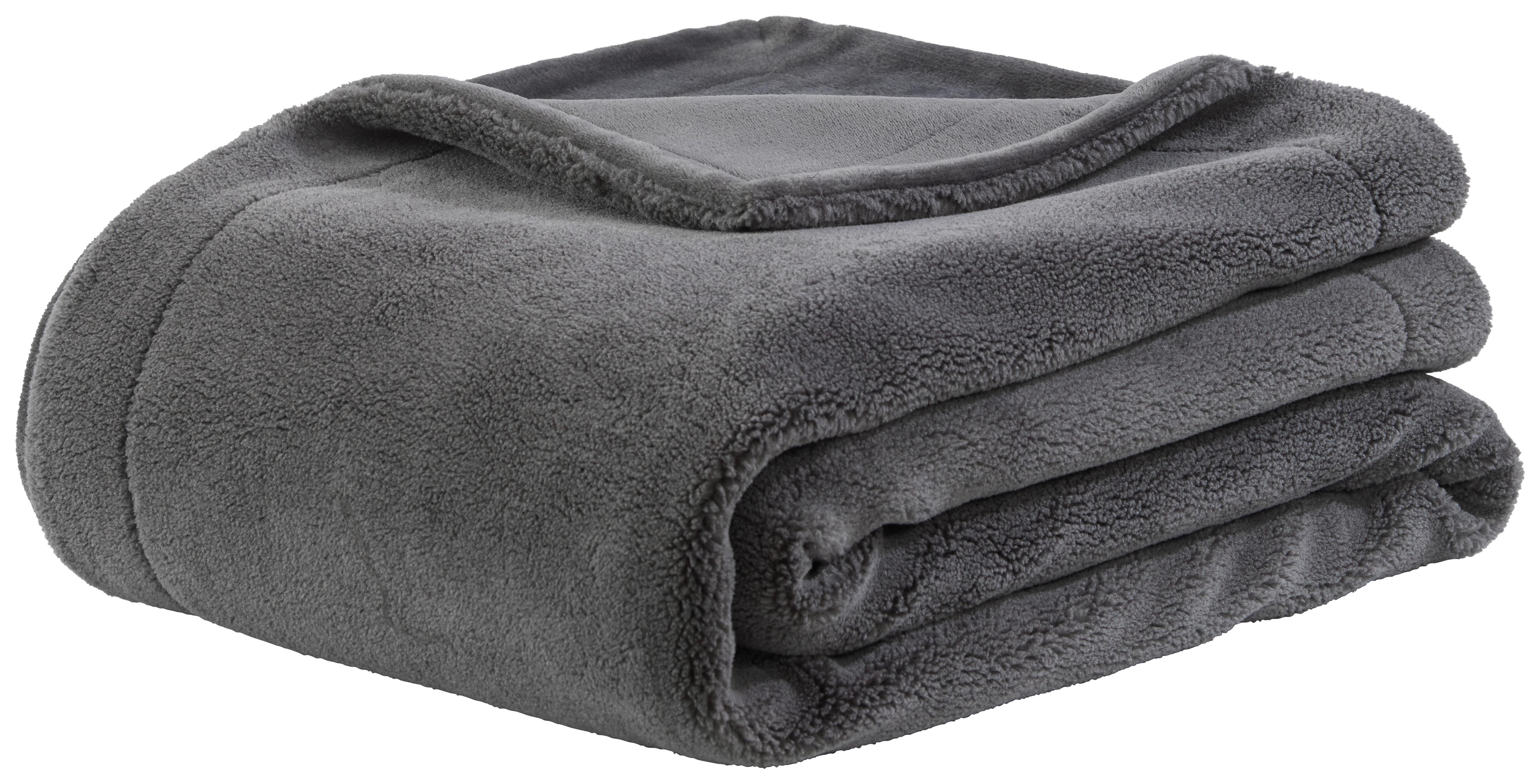 Mehka Odeja Fake Sheep - antracit, Moderno, tekstil (150/200cm) - Modern Living