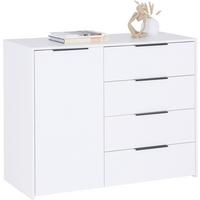 Comodă ALAN 3 - alb, Modern, material pe bază de lemn (114,5/93,4/50cm) - Modern Living