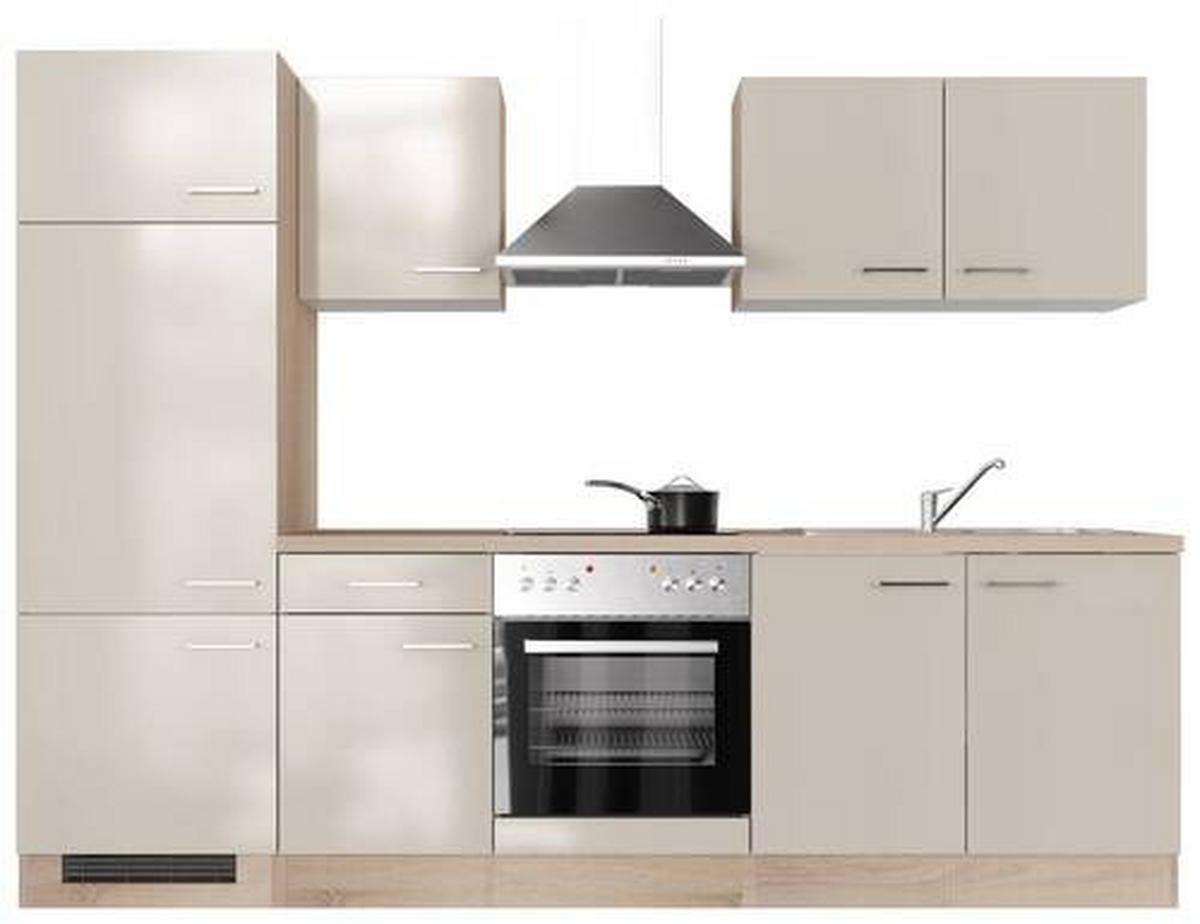 Kuhinjski Blok Nepal - barve nerjavečega jekla/kašmir, Moderno, kovina/leseni material (270cm) - FlexWell