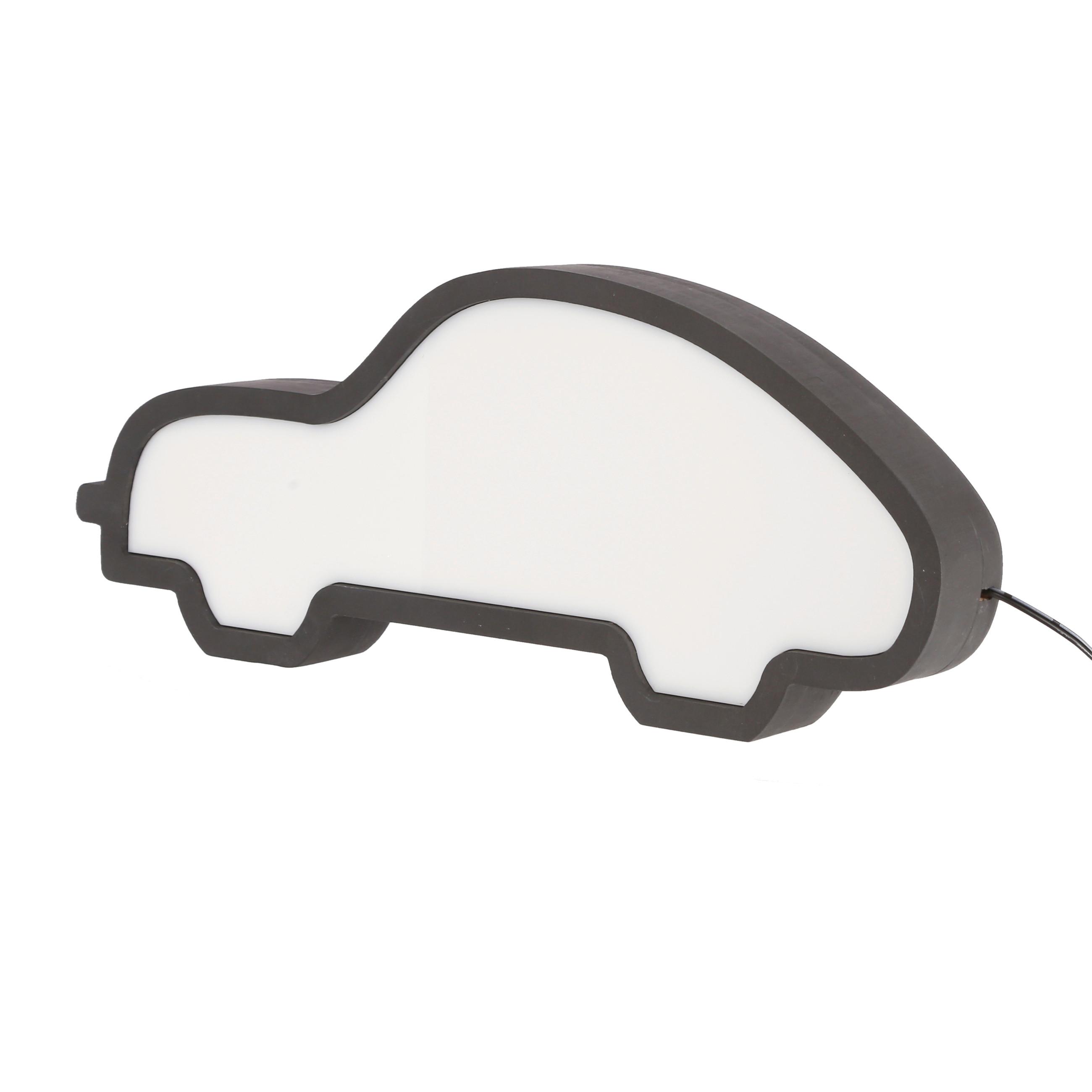 Dječja Stolna Svjetiljka Car - crna, Basics, drvni materijal/plastika (35/3.5/14cm)