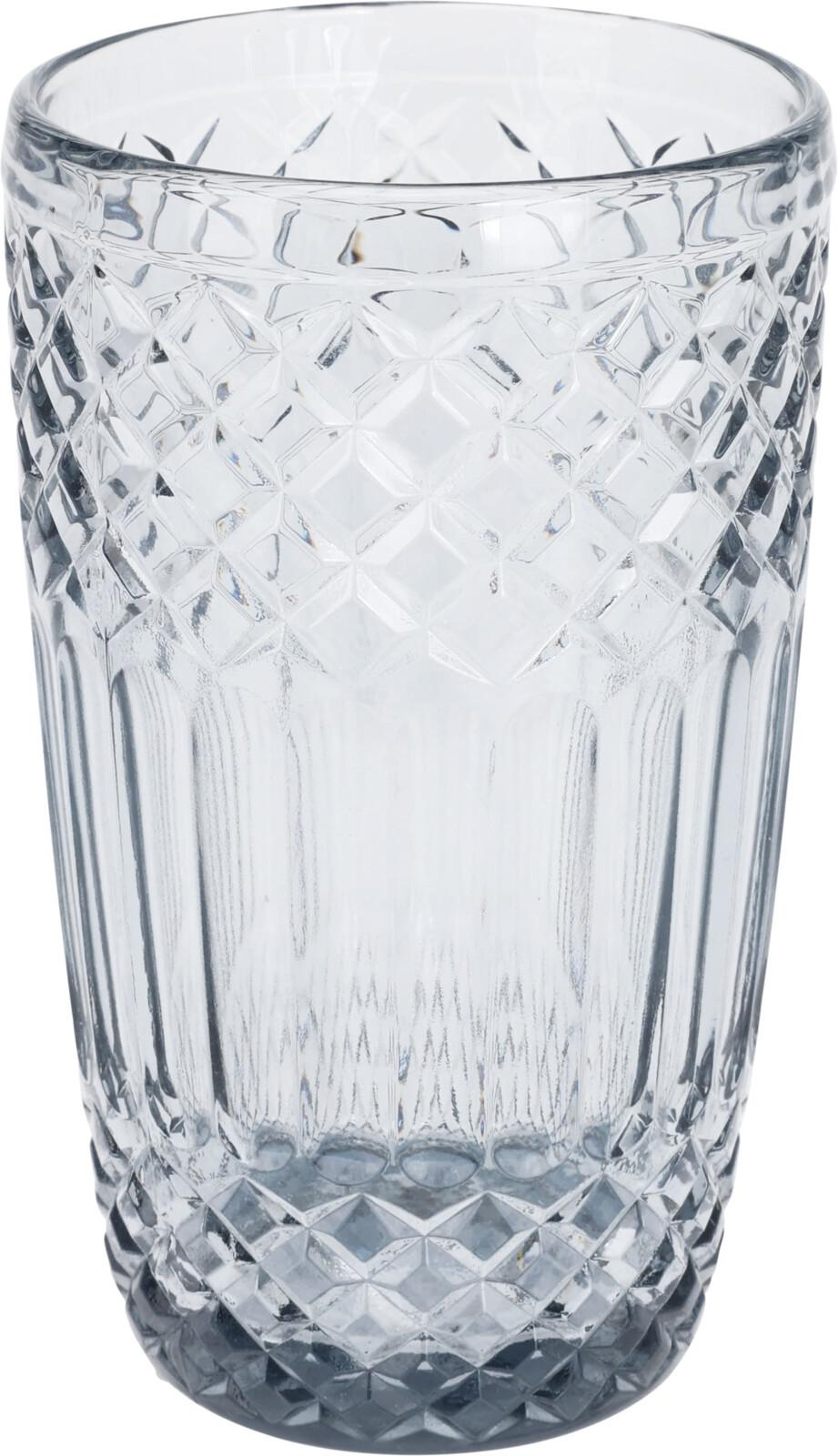 Pahar de băut Estelle cca. 380 ml - gri deschis, Basics, sticlă (7,8/13cm)