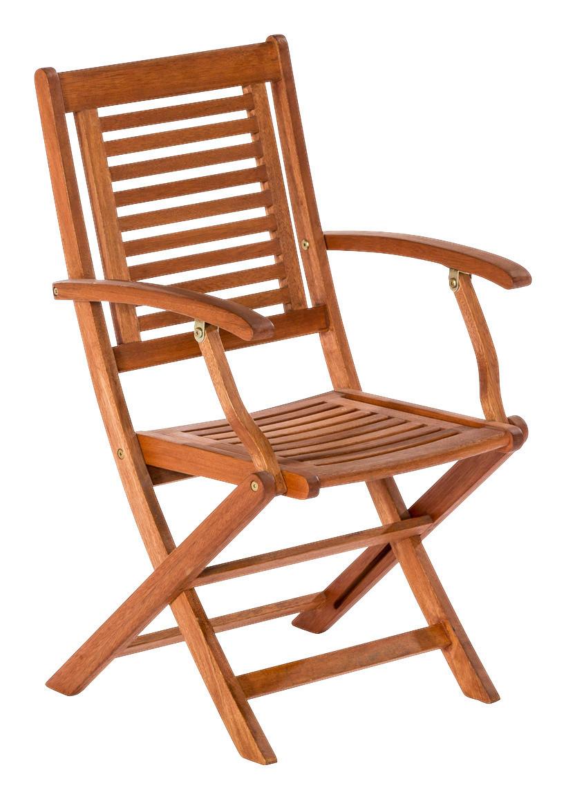 Set Vrtnih Stolov Cordoba, Masivno - naravne barve, Basics, les (52/93/57cm) - Gardenson