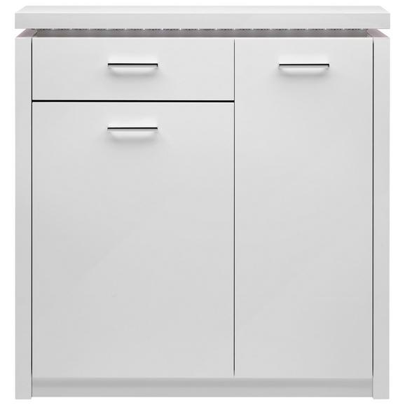 Schuhschrank Hochglanz Weiss - Enteiran