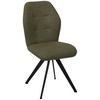 Stuhl Storm in Grün - Schwarz/Grün, Modern, Textil/Metall (48/96,5/63cm) - Premium Living