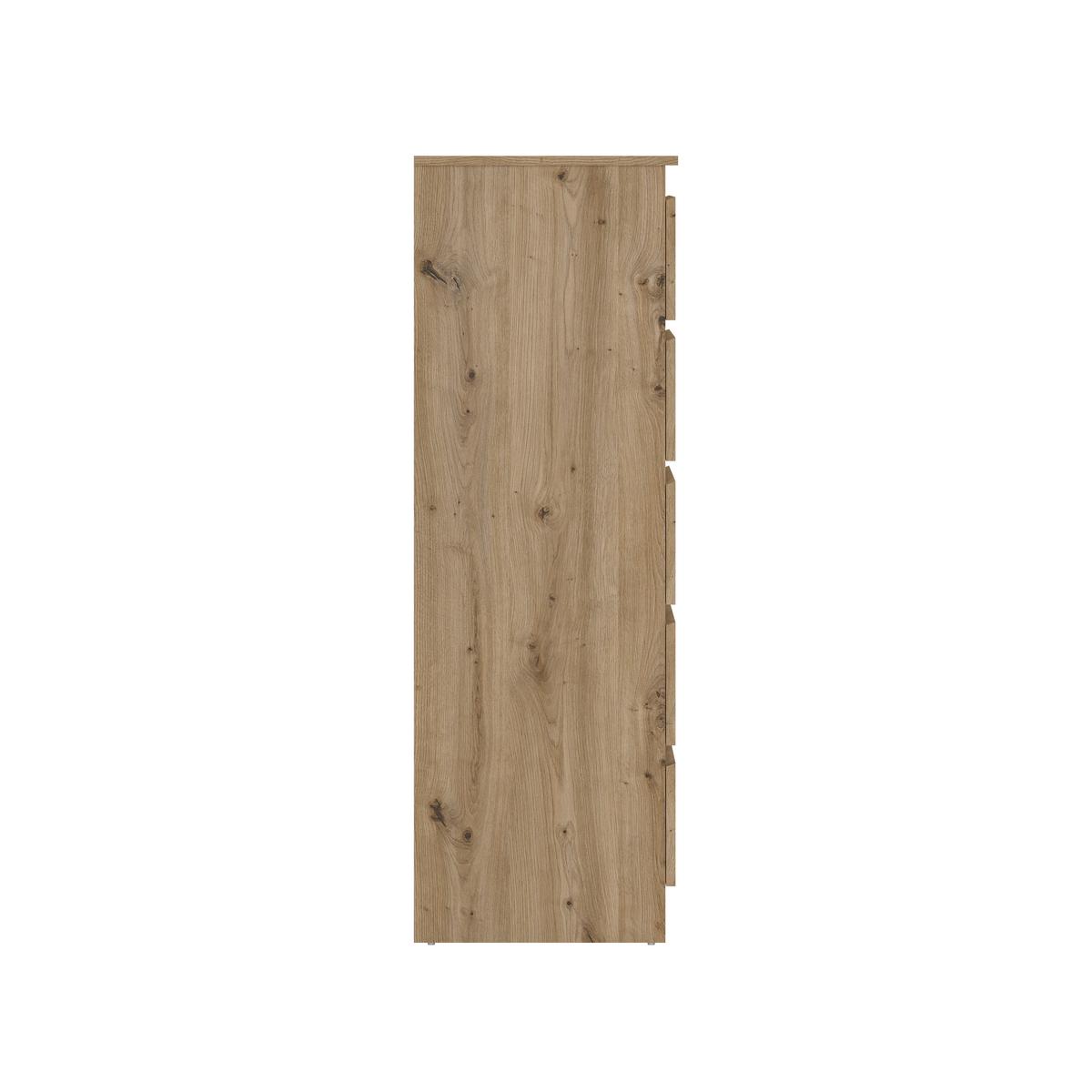 Kommode Mara 5 Eiche - Eiche Artisan, KONVENTIONELL, Holz (77/125/42cm) - Mömax