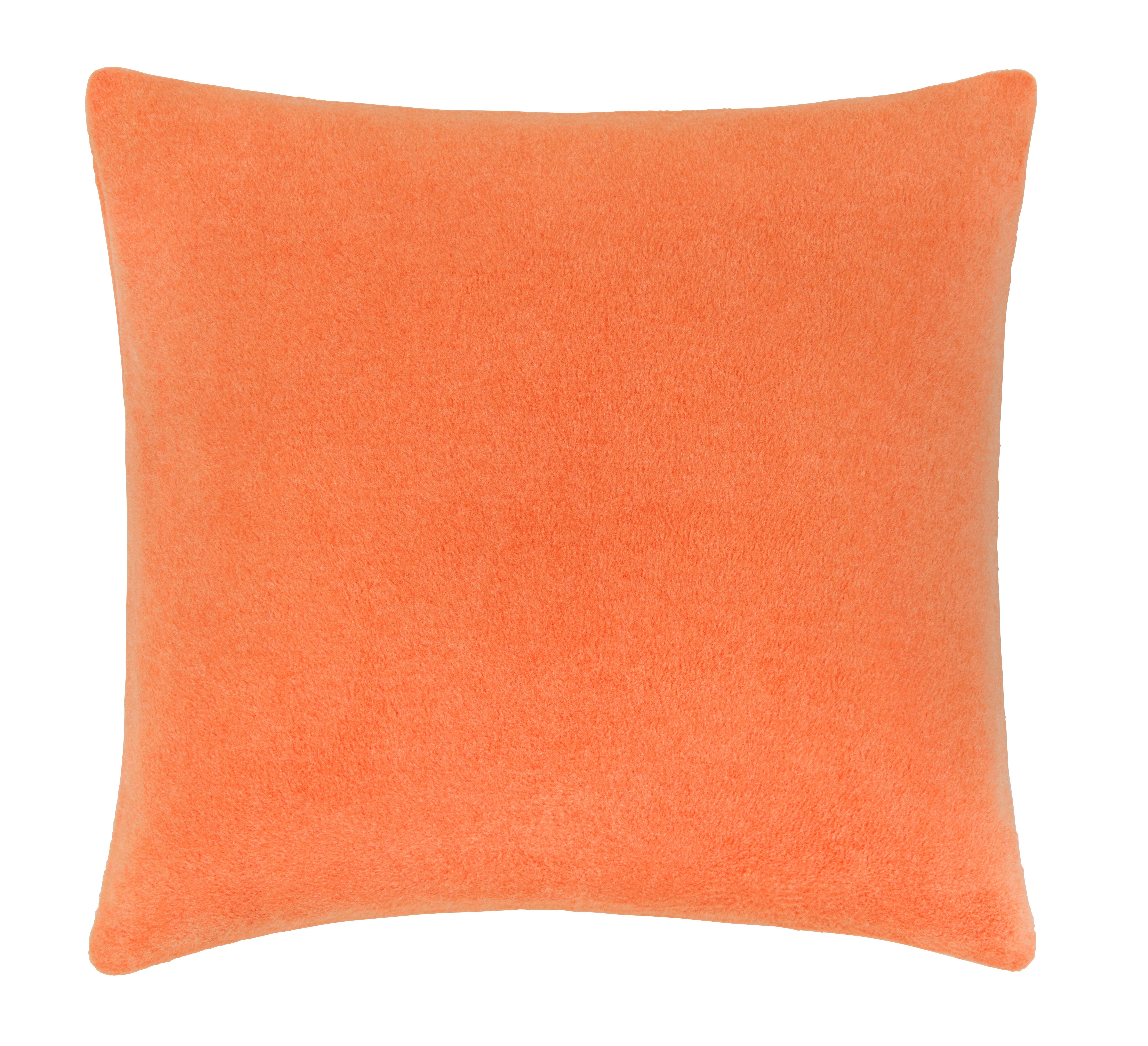 Zierkissen Olivia in Orange ca. 40x40cm - Orange, MODERN, Textil (40/40cm) - Mary's