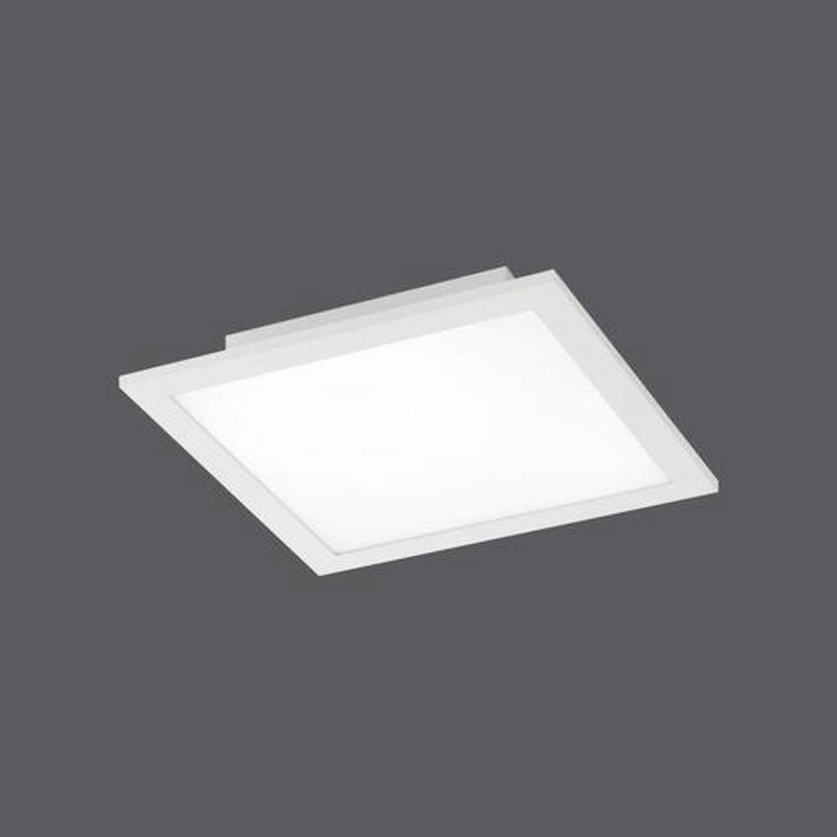 LED-Deckenleuchte Flat max. 17,5 Watt - Weiß, Kunststoff/Metall (30/30/5,6cm)
