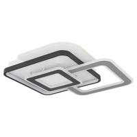 Stropna Svjetiljka Brienna - bijela/siva, Design, metal/plastika (50/48/8cm) - Globo