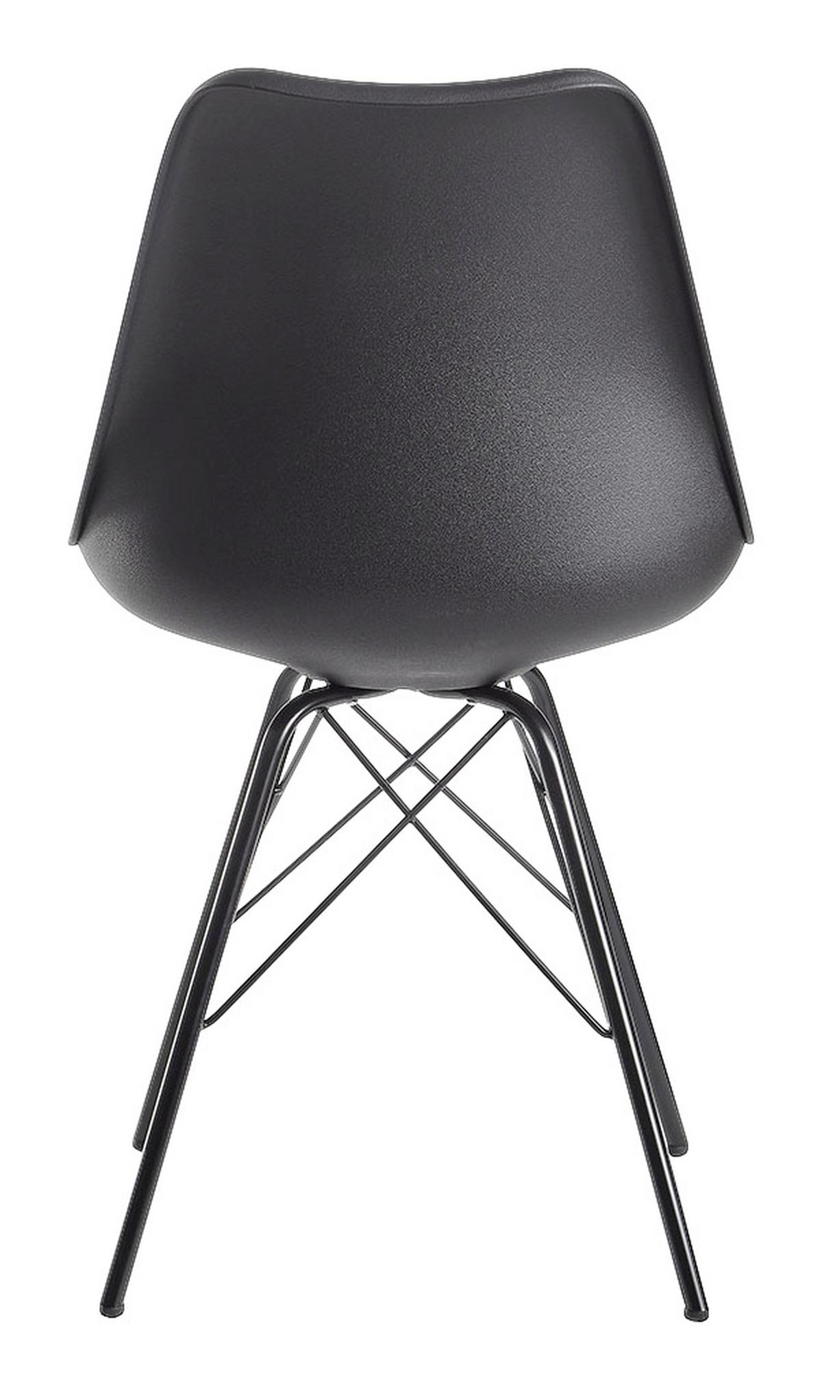 Set Stolov Esszimmerstuhl - črna, Moderno, kovina/tekstil (48/86/58cm) - MID.YOU