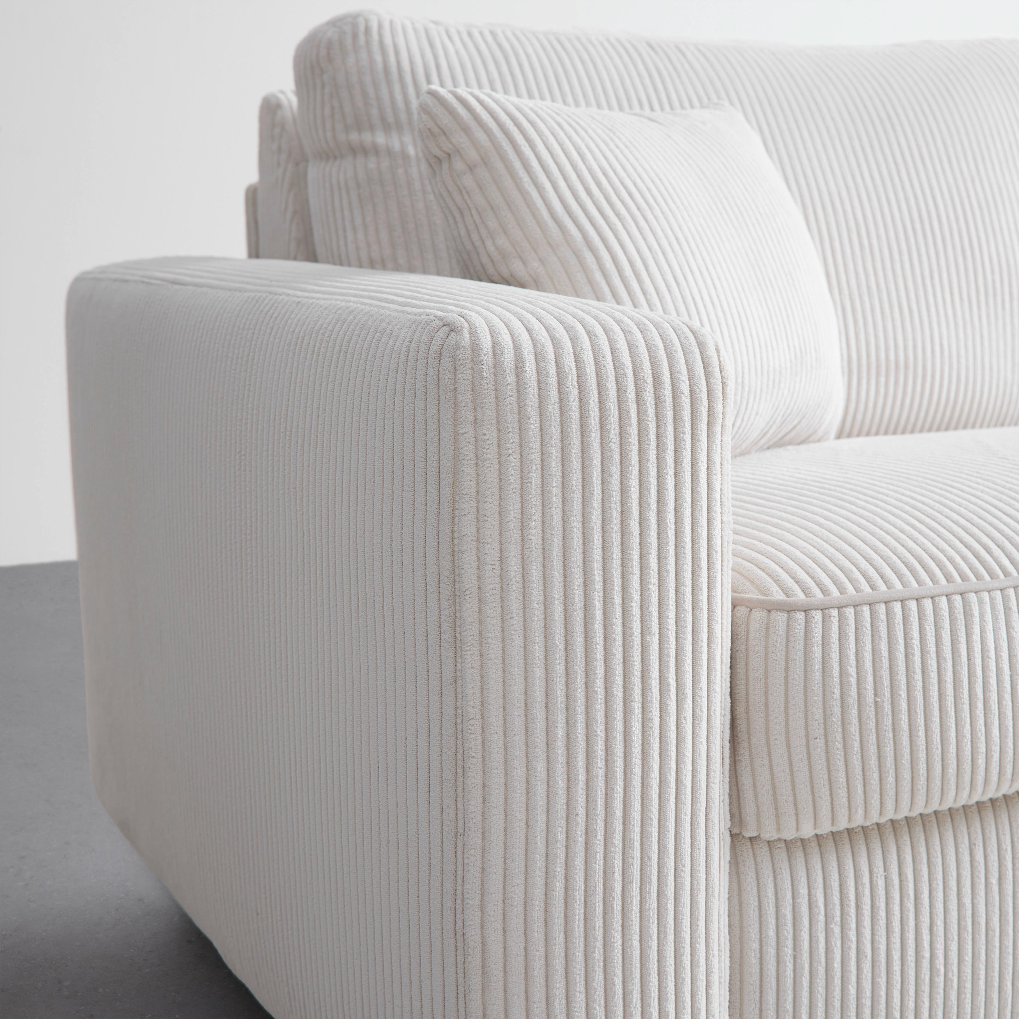 BÄDDSOFFA AGNETA -BASED- - beige/svart, Modern, metall/trä (200/83/97cm) - Based