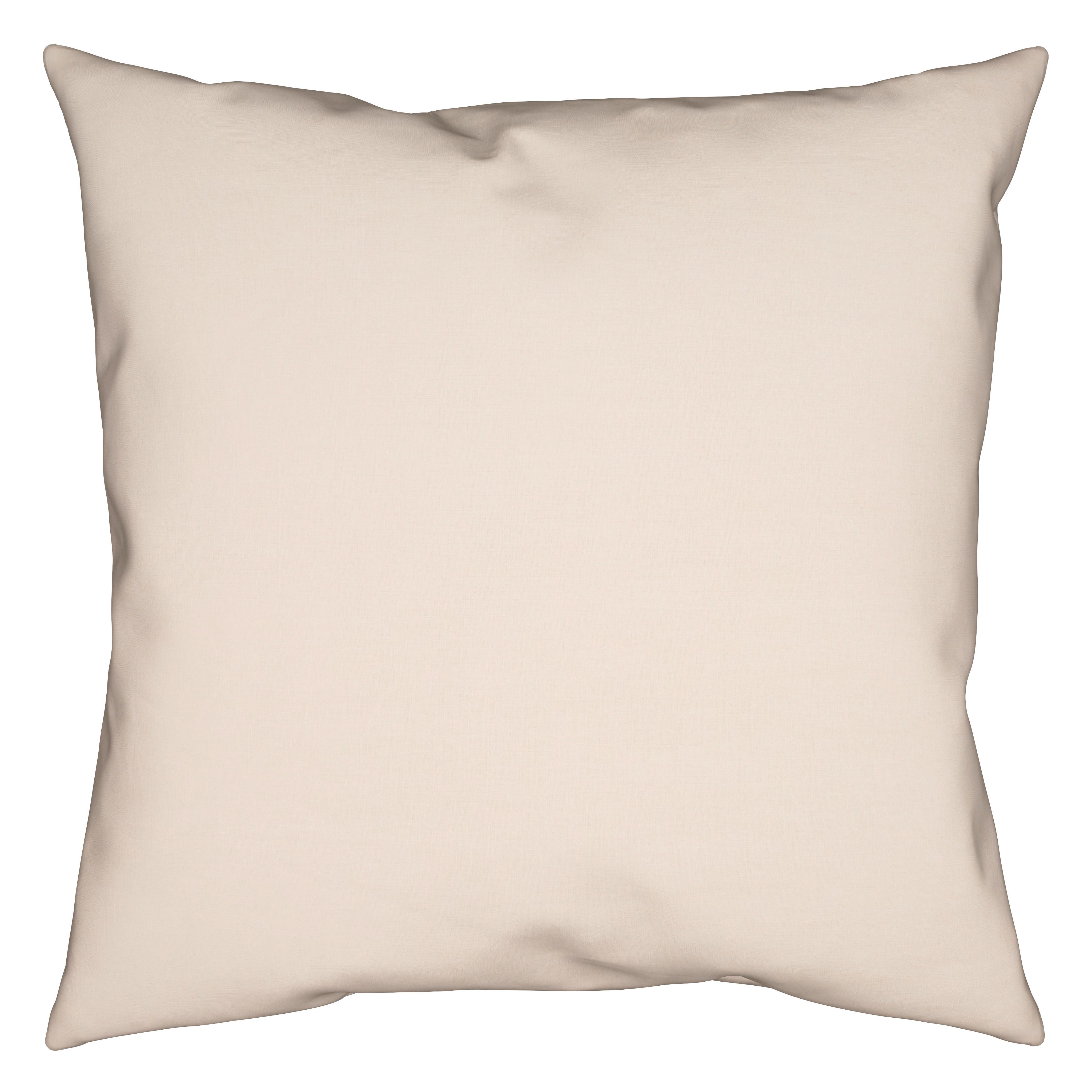 Kopfkissenbezug Annika Beige ca. 80x80cm - Beige, Textil (80/80cm) - Modern Living